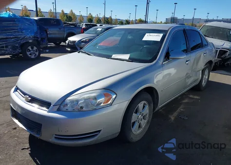 2007 Chevrolet Impala Lt z USA, uszkodzony, nr VIN 2G1WT58K879273541